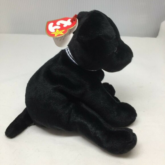 Ty Beanie Baby Luke Black Dog Plush Stuffed Animal Retired W Tag June 15 1998 - Picture 5 of 12